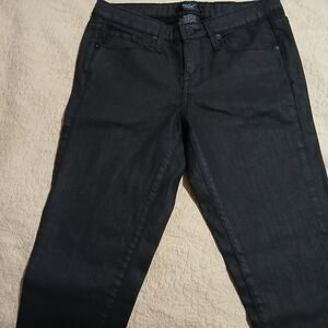 Mossimo semi glossy dark denim jeans Size 0/25
